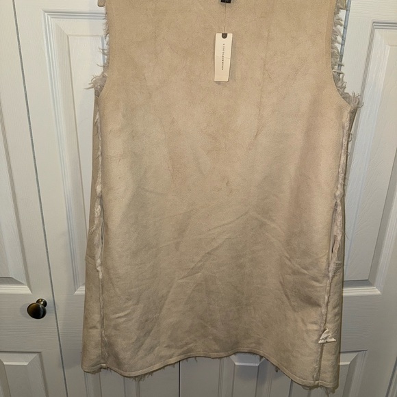 Michael Stars Cream Teddy Jacket - Picture 8 of 11